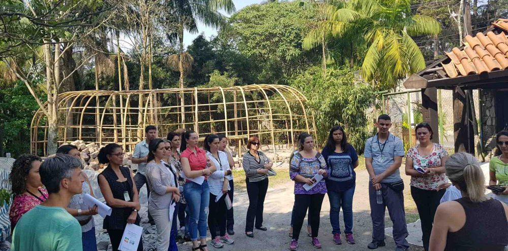 Educadores fazem atividade na Virada Eco sobre educação ambiental