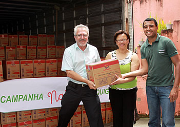 Banco de Alimentos recebe doações de cestas básicas