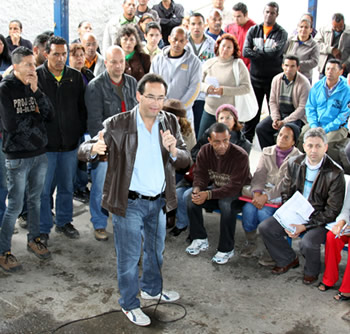 Caravana do OP percorre obras pela cidade