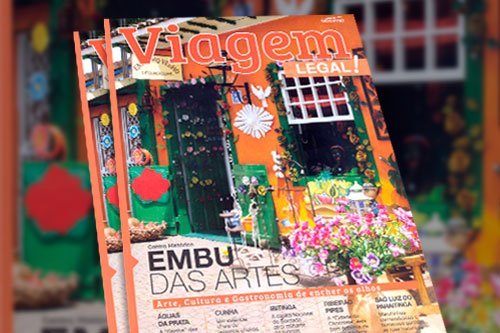 Embu das Artes é destaque na revista Viagem Legal!
