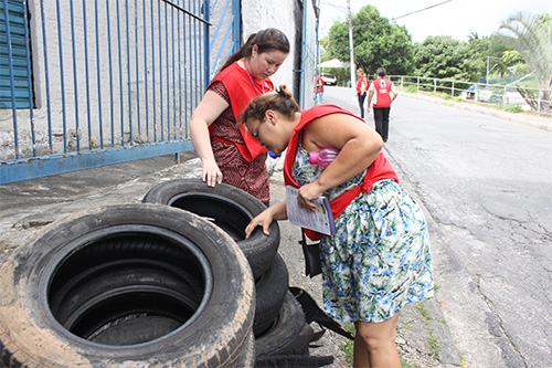 Ação casa a casa de combate ao Aedes neste sábado