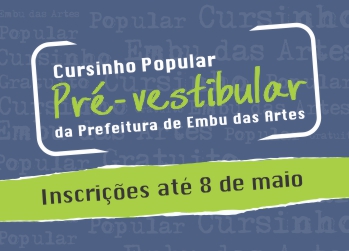 Abertas inscrições para o Cursinho Pré-Vestibular