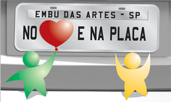 Embu das Artes no coração e na placa