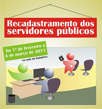 Governo da Cidade de Embu das Artes realizará o recadastramento dos servidores em 2011