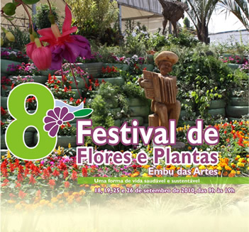 Em setembro tem Festival de Flores e Plantas