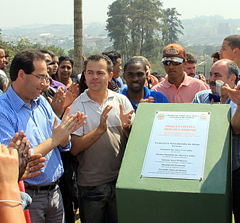 Inauguração da praça Estelina Araújo Cardoso