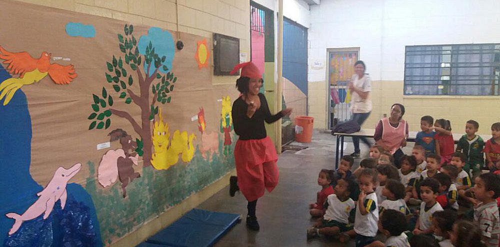 Mês do Folclore nas escolas municipais Suely Hipólito e Jacarandá