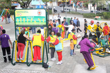 Prefeitura inaugura a 10 ª academia pública municipal no Parque Pirajuçara