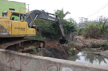 Prefeituras retiram 260 toneladas de lixo do córrego do Jd. Pinheirinho