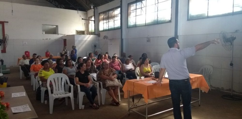 Reunião com as associações credenciadas de distribuição de alimentos