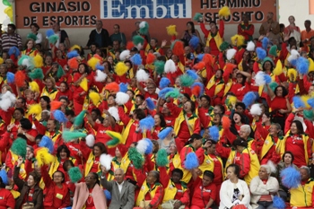 Festa e muita animação marcam abertura do 8º Jogos Cooperativos