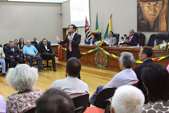 Sessão solene dos 55 anos na Câmara Municipal