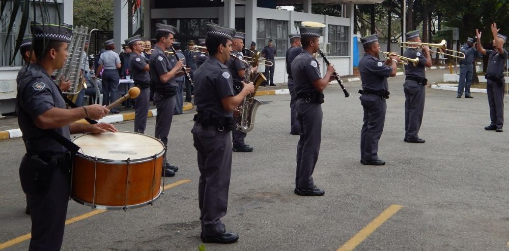 Banda da PM se apresenta no domingo