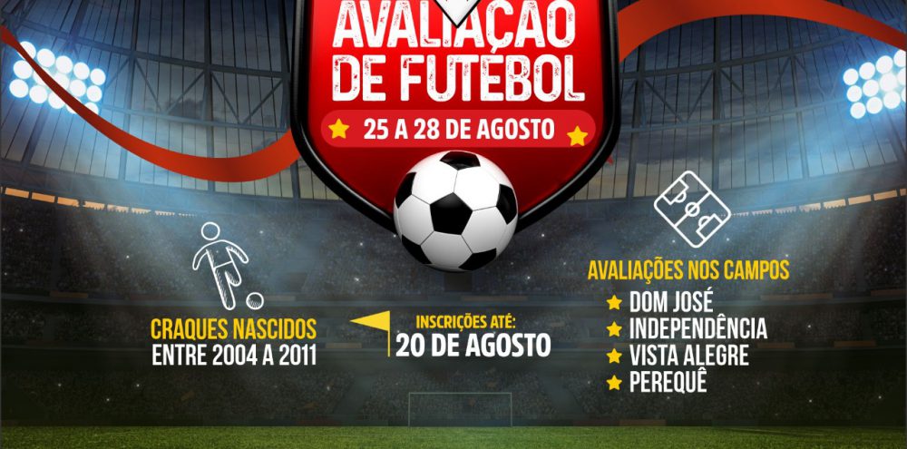 Atenção craques! De 25 a 28 de agosto tem peneira de futebol para o São Paulo FC