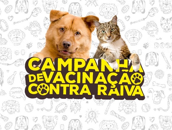 Campanha de vacinação contra a raiva termina em 1º de setembro