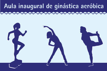 Aula inaugural de ginástica aeróbica no Jardim Independência