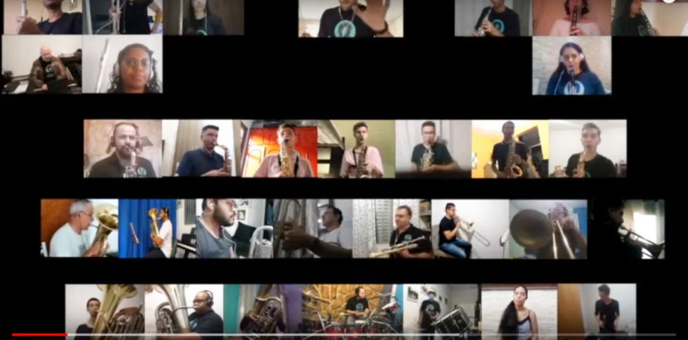 Banda Municipal de Embu das Artes se apresenta pela internet