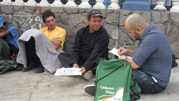 Centro Pop realiza Cad Único para pessoas em situação de rua