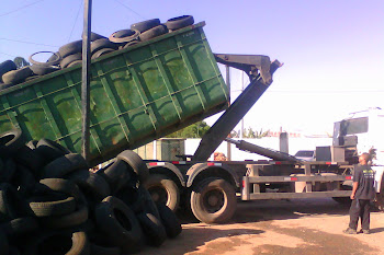Mais de 600 toneladas de pneus são recolhidos para reciclagem