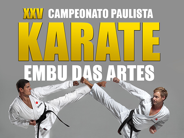 Primeira etapa do Campeonato Paulista de Karatê acontece nesse domingo, 24