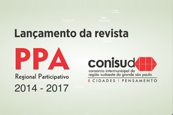 Conisud lança revista do “PPA Regional Participativo” hoje, dia 16