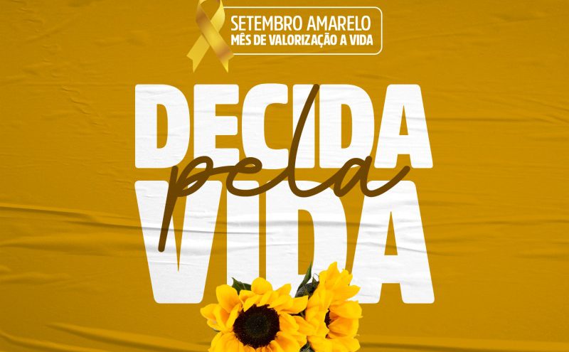 Secretaria de Saúde promove campanha durante o Setembro Amarelo