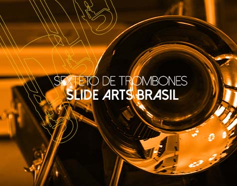 Sexteto de trombones Slide Arts Brasil se apresenta no C. C. Mestre Assis do Embu