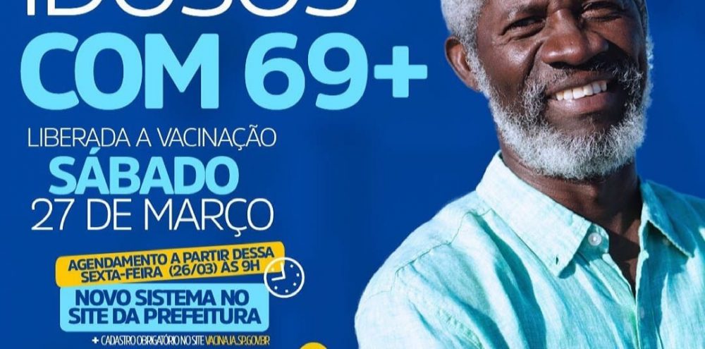 Embu das Artes inicia vacina para idosos acima dos 69 anos