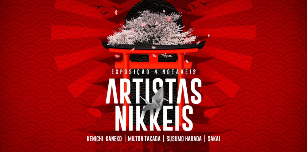 '4 Notáveis Artistas Nikkeis' reúne obras de Kaneko, Takada, Harada e Sakai