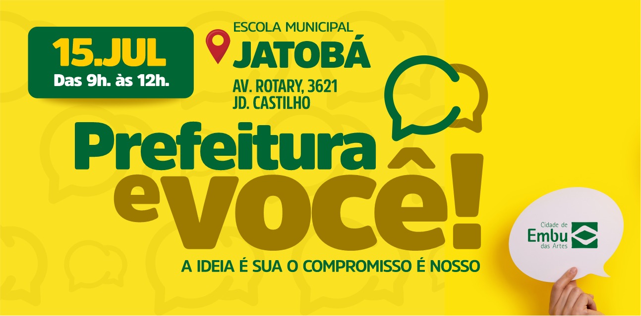 Jd. Castilho e região recebe o Prefeitura e Você no dia 15 de julho