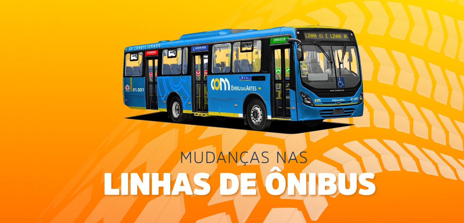 Ônibus municipal: linhas 3 e 6 serão alteradas a partir do dia 5/8