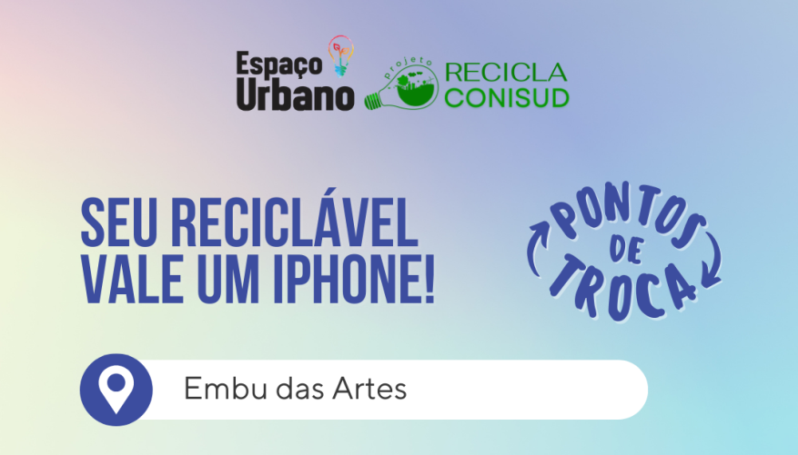 Sustentabilidade: campanha incentiva coleta de material reciclável e sorteará um iPhone