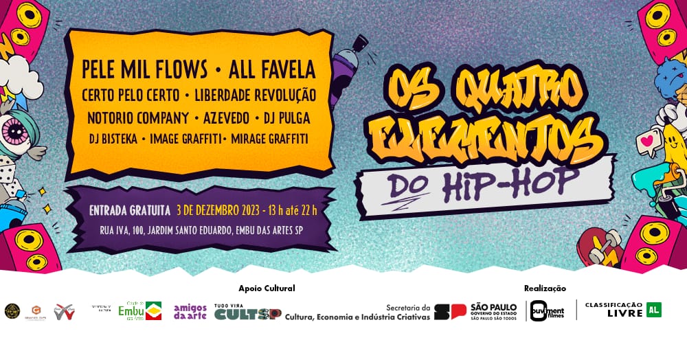 Santo Eduardo tem evento de hip hop neste fim de semana