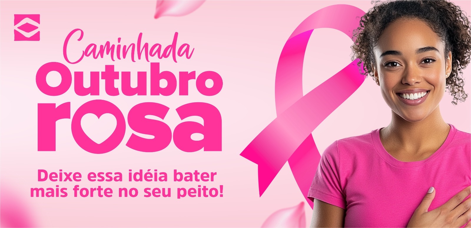 Caminhada do Outubro Rosa está com as inscrições abertas até dia 22/10