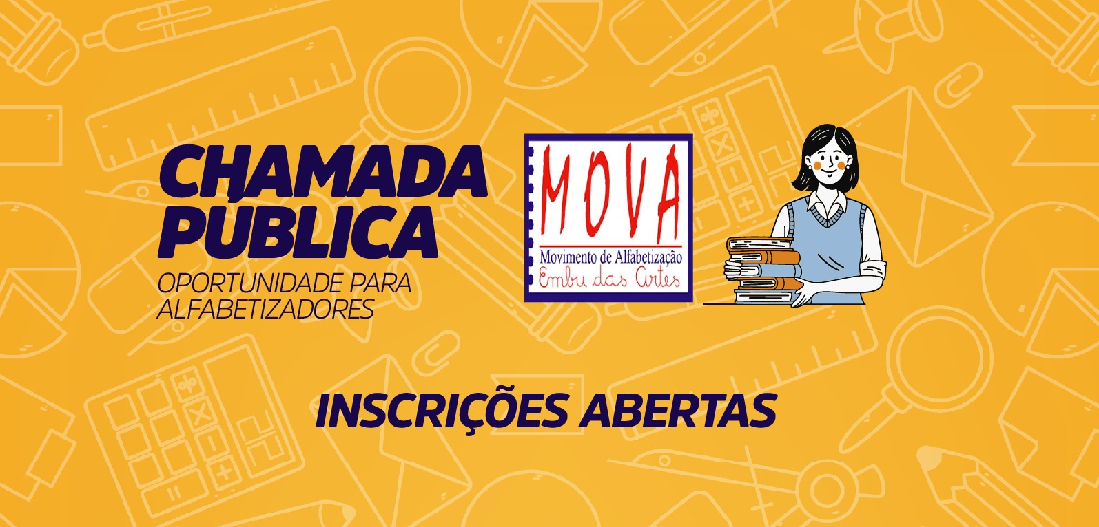 Educação seleciona alfabetizadores para o PBA-MOVA