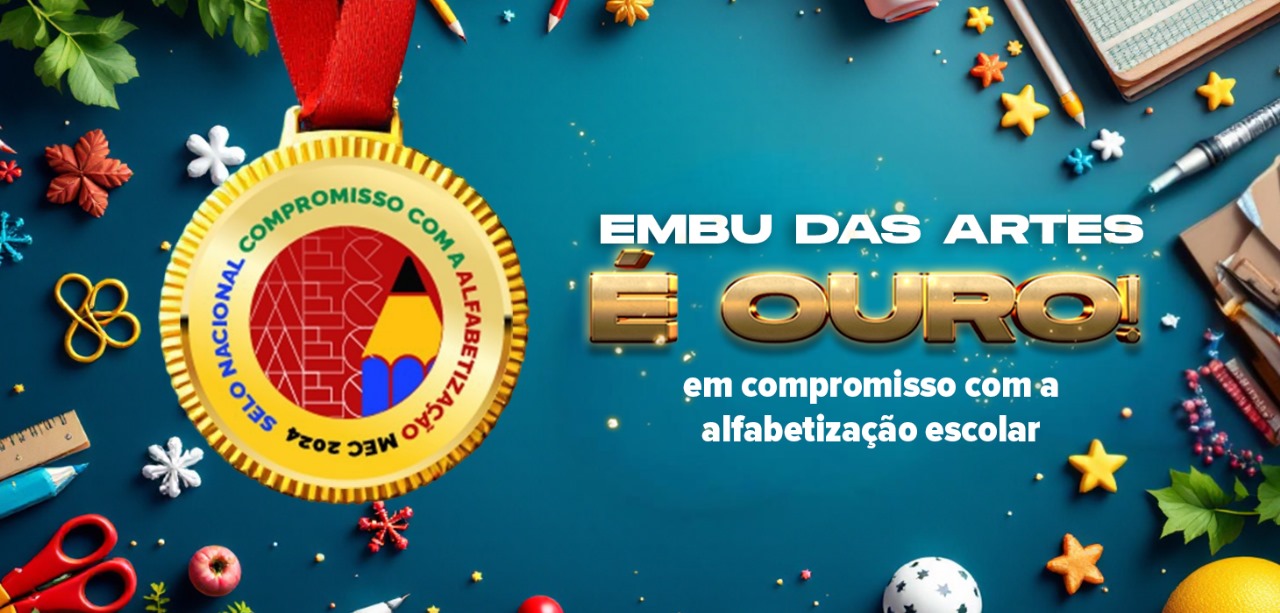 Embu das Artes recebe Selo Ouro no Prêmio Nacional de Alfabetização